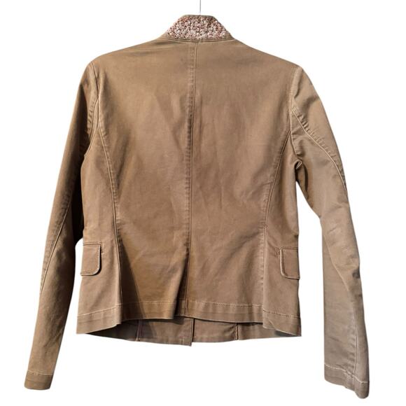 Telluride Clothing Company beaded/embroidered mandarin collar jacket 4 - Picture 3 of 8